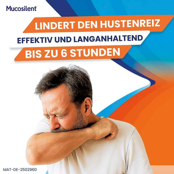 Mucosilent gegen Reizhusten Levodropropizin 6mg/ml Saft, 100 ml