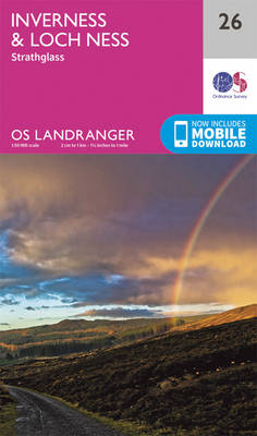 Inverness & Loch Ness, Strathglass - OS Landranger Map 026 (Sheet map, folded)