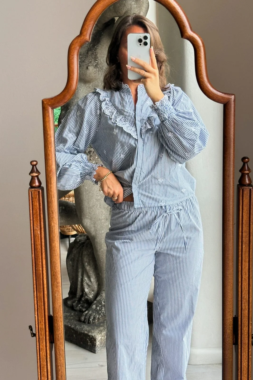 Neo Noir William Stripe Pants