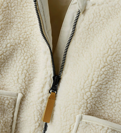 Lil' Atelier Fleecejacke - NmnLajo - Turteltaube/Rainbow