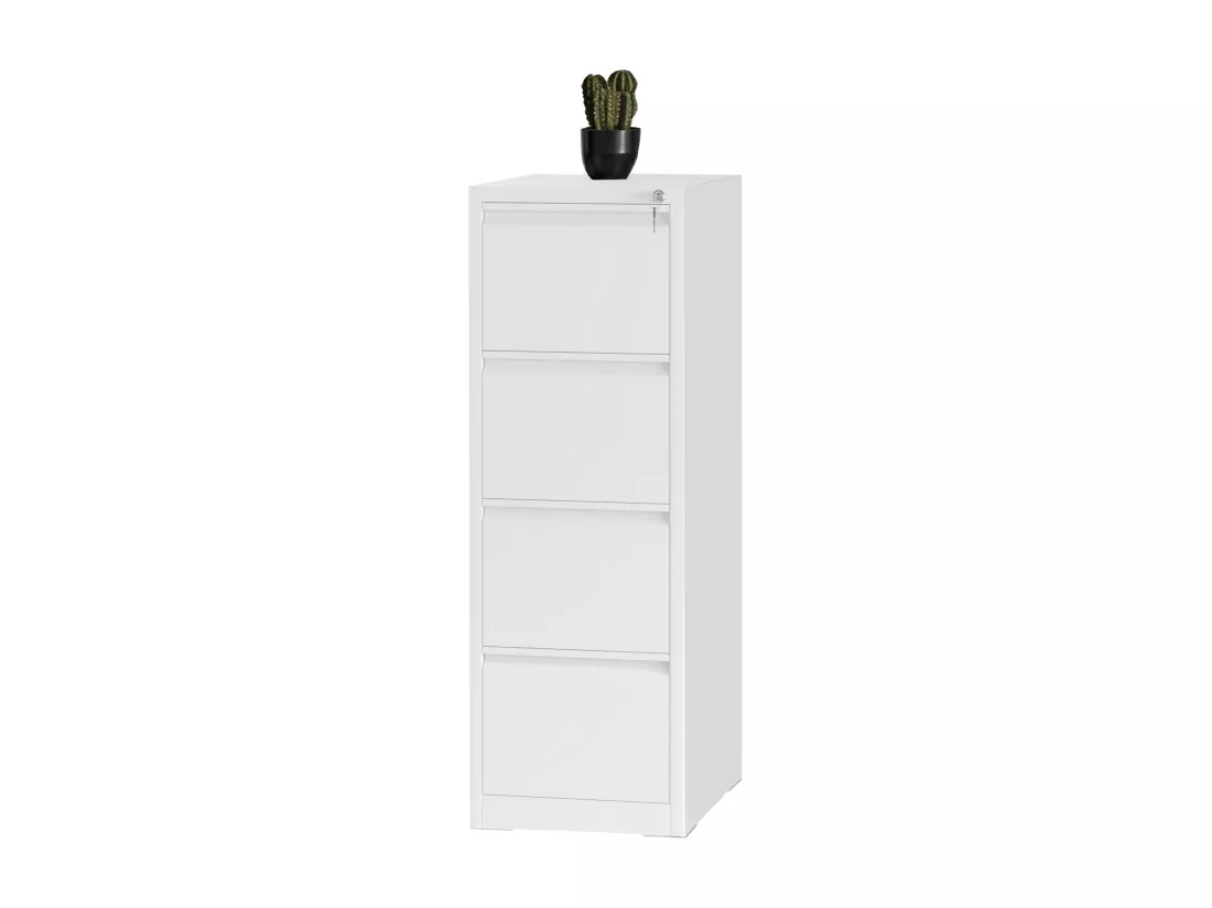 YITAHOME Armoire de classement, Acier allié, Blanc, Taille Unique