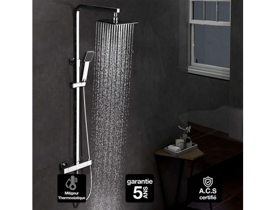 IMEX PRODUCTS - Barre et colonne de douche Colonne de douche thermostatique turn clean system imex vigo...