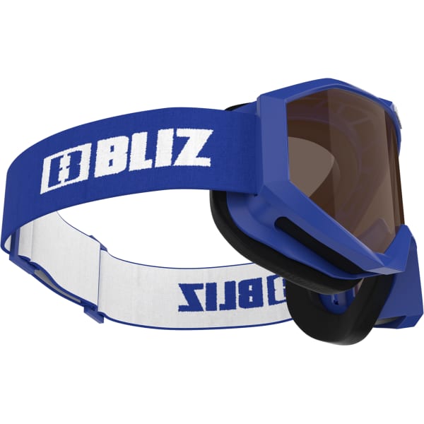 Masque de ski BLIZ LINER BLUE-WHITE LOGO / BROWN