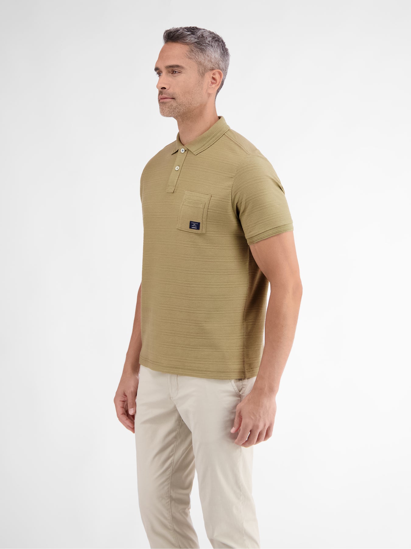 Herren Poloshirt mit aufgesetzter Brusttasche