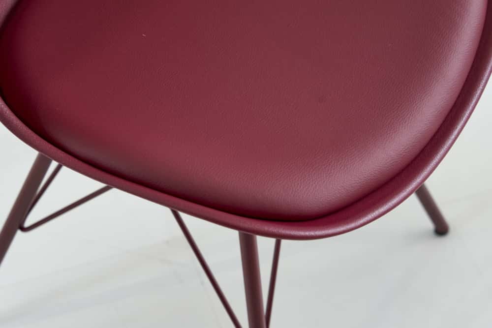 Retro Stuhl SCANDINAVIA MEISTERSTÜCK rot