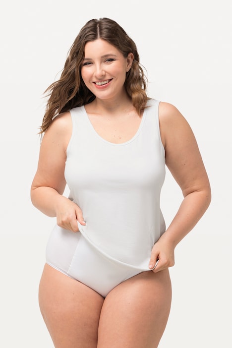 Bodyforming-Unterhemd, breite Träger, Rundhals