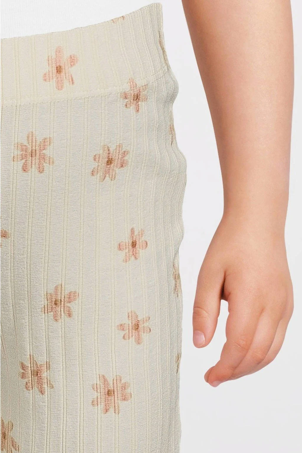 Dirkje flared broek ecru
