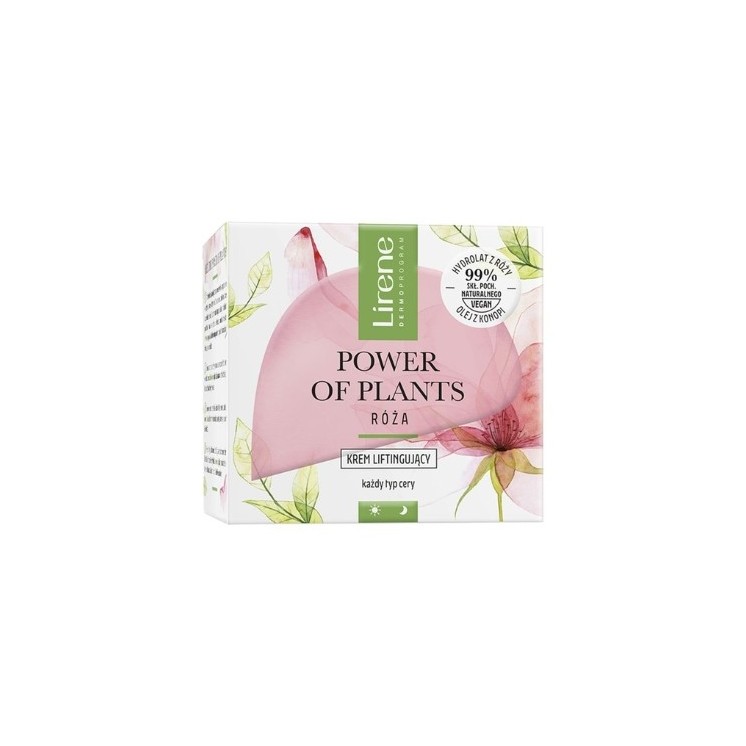 Lirene Power of Plants Lifting-Gesichtscreme Rose 50 ml