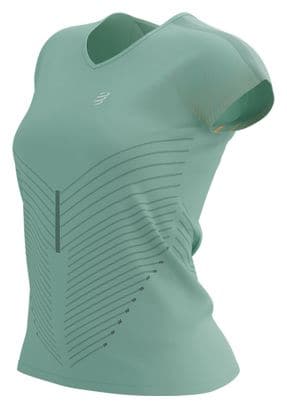 T-shirt de Sport Femme Compressport Performance SS W Menthe