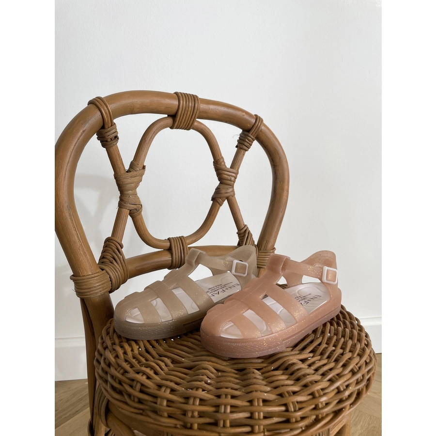 EN FANT Sandale Glitter Cameo Brown