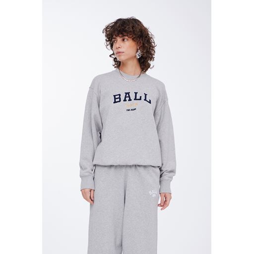BALL Baltaylor Sweatshirt, Medium Grey Melange, XL