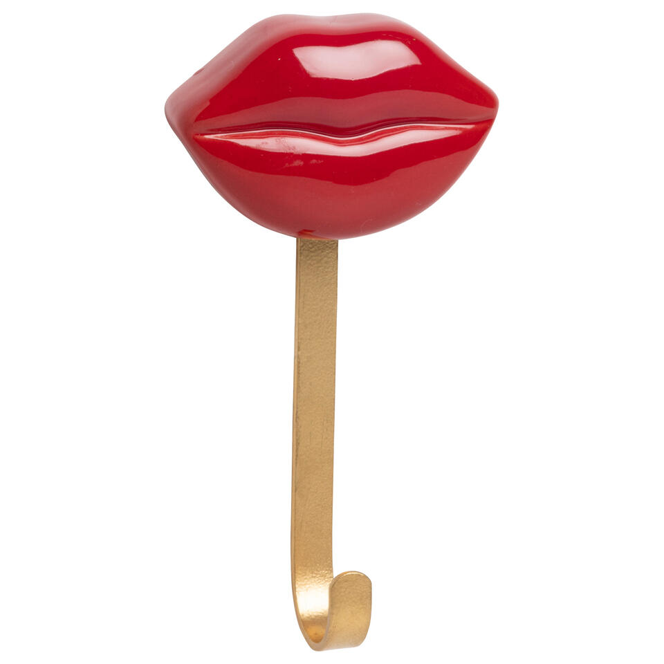 Wandhaak Lippen Rood