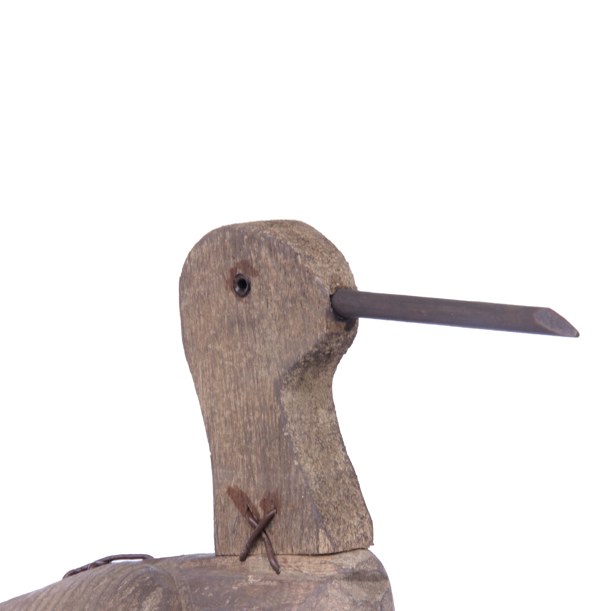 Vogel auf Ständer, natur, H 35 cm, B 27 cm, L 9 cm von fischer's lagerhaus