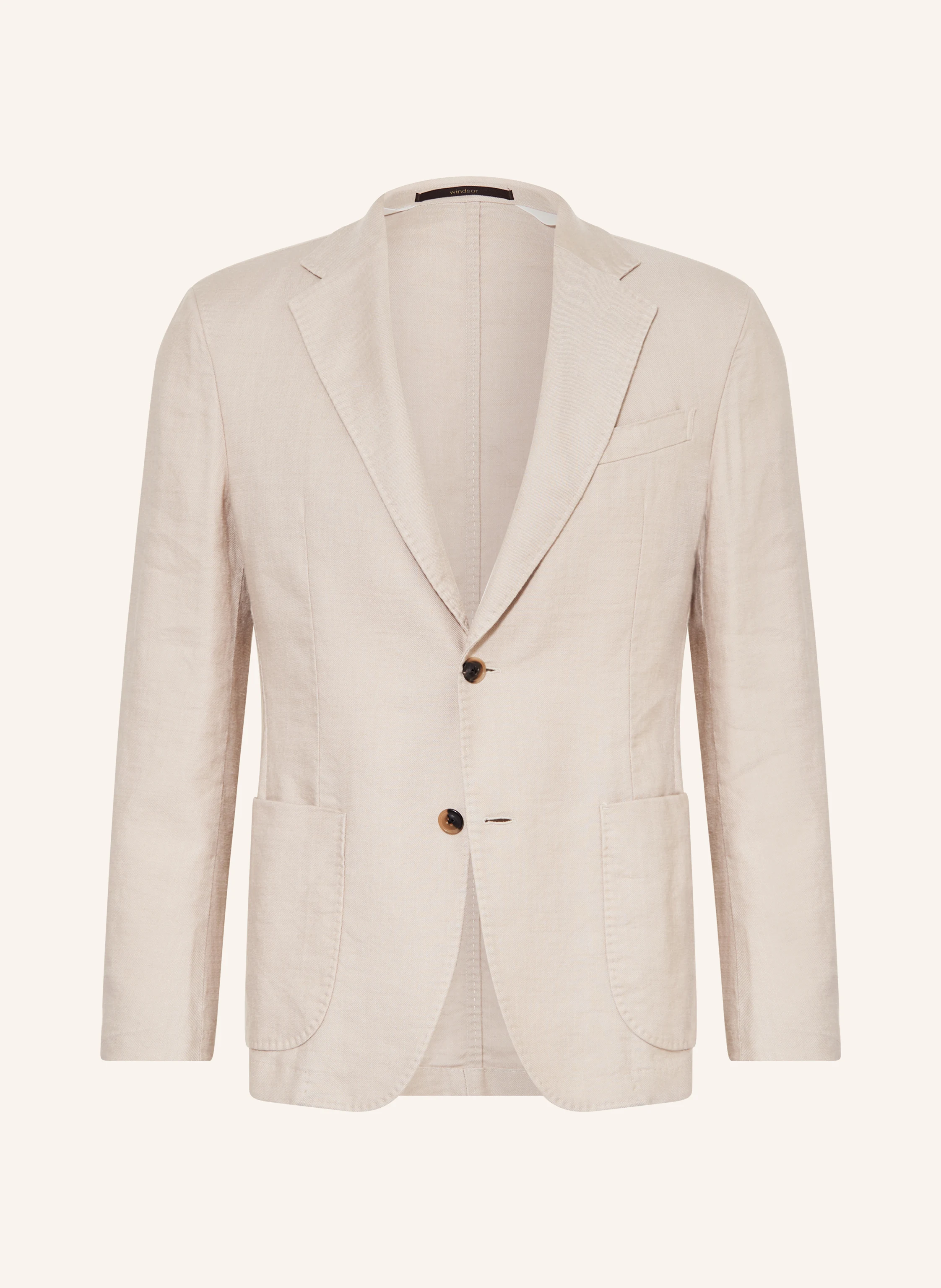 windsor. Anzugsakko GIRO Extra Slim Fit mit Leinen