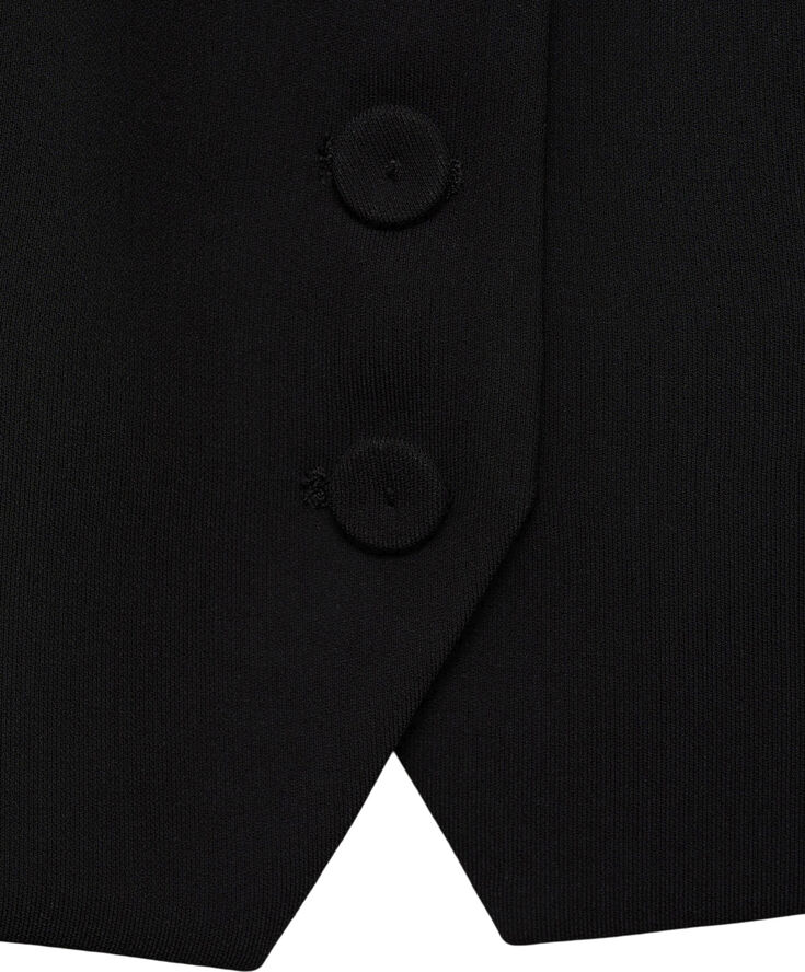MANGO WAISTCOAT. -- IGUANA Black