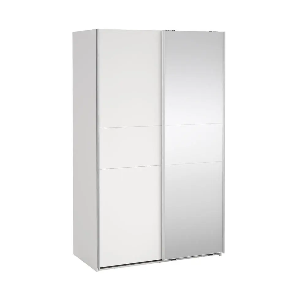 Hioshop Como schuifdeurkast 2 deuren 120x200cm wit