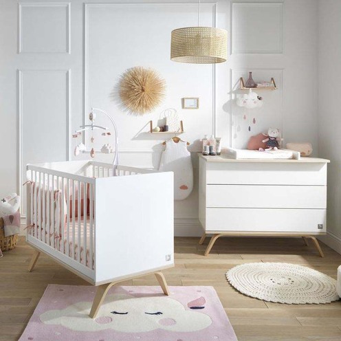 Chambre DUO lit 140x70 commode SERENA - SAUTHON