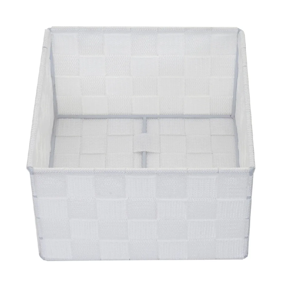 Decoshop26 Panier de rangement - Blanc