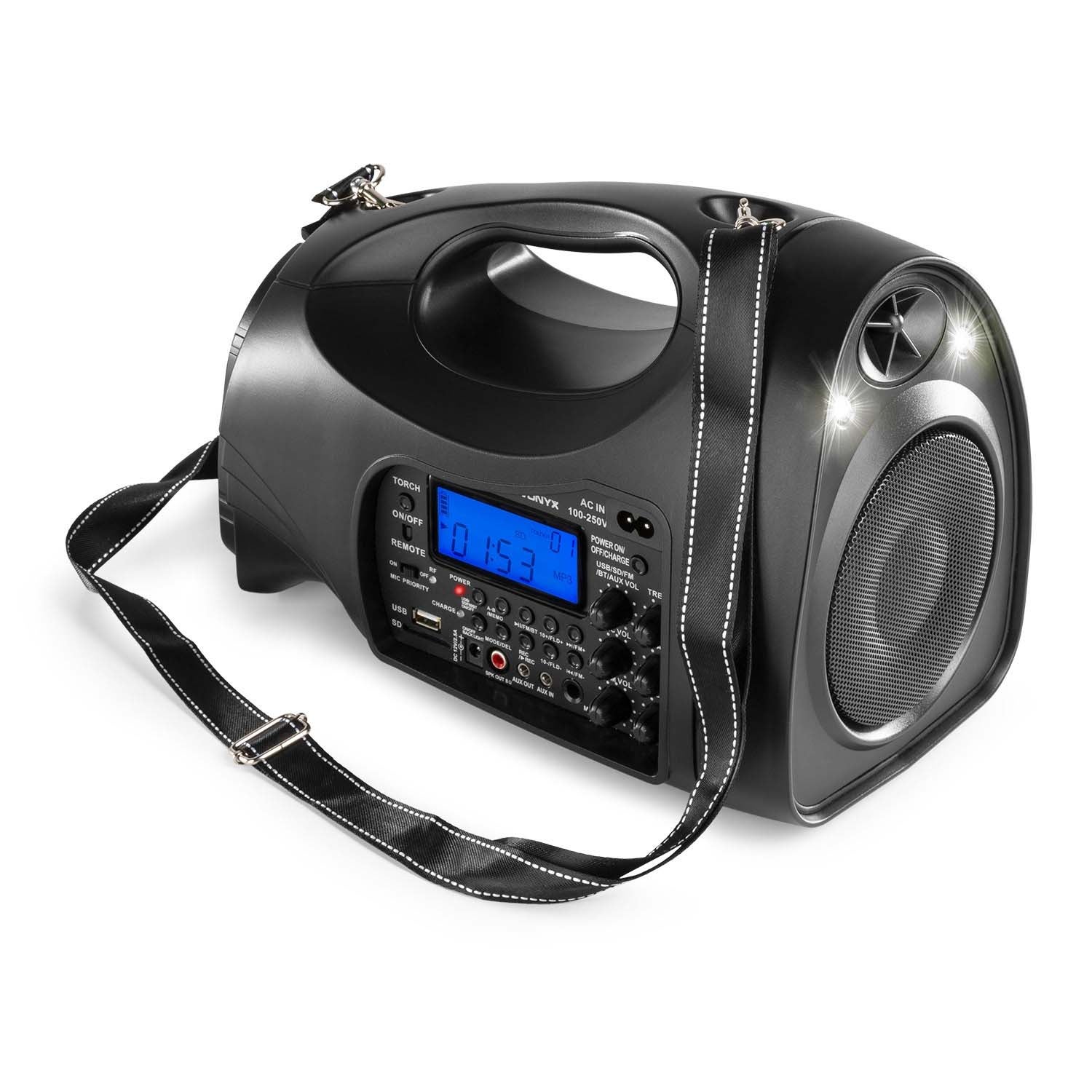 Vonyx ST016 draagbaar PA-systeem met draadloze microfoon