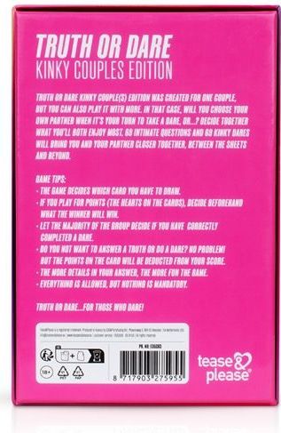 Tease & Please - Truth Or Dare Kinky Edition - Spel Voor Koppels