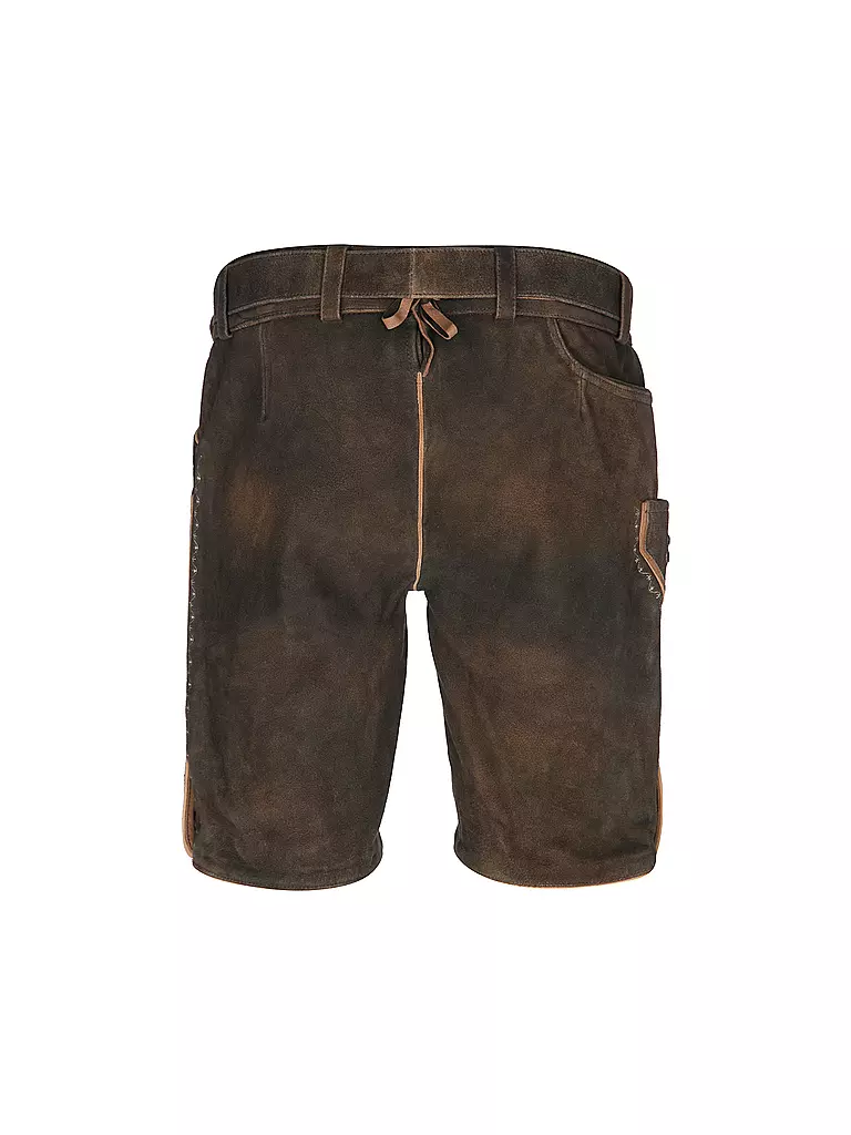GWEIH & SILK Lederhose LEO braun