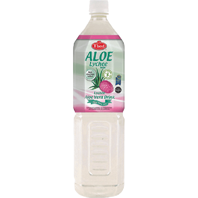 T'Best Aloe Vera Drink met Lychee smaak 1500ml