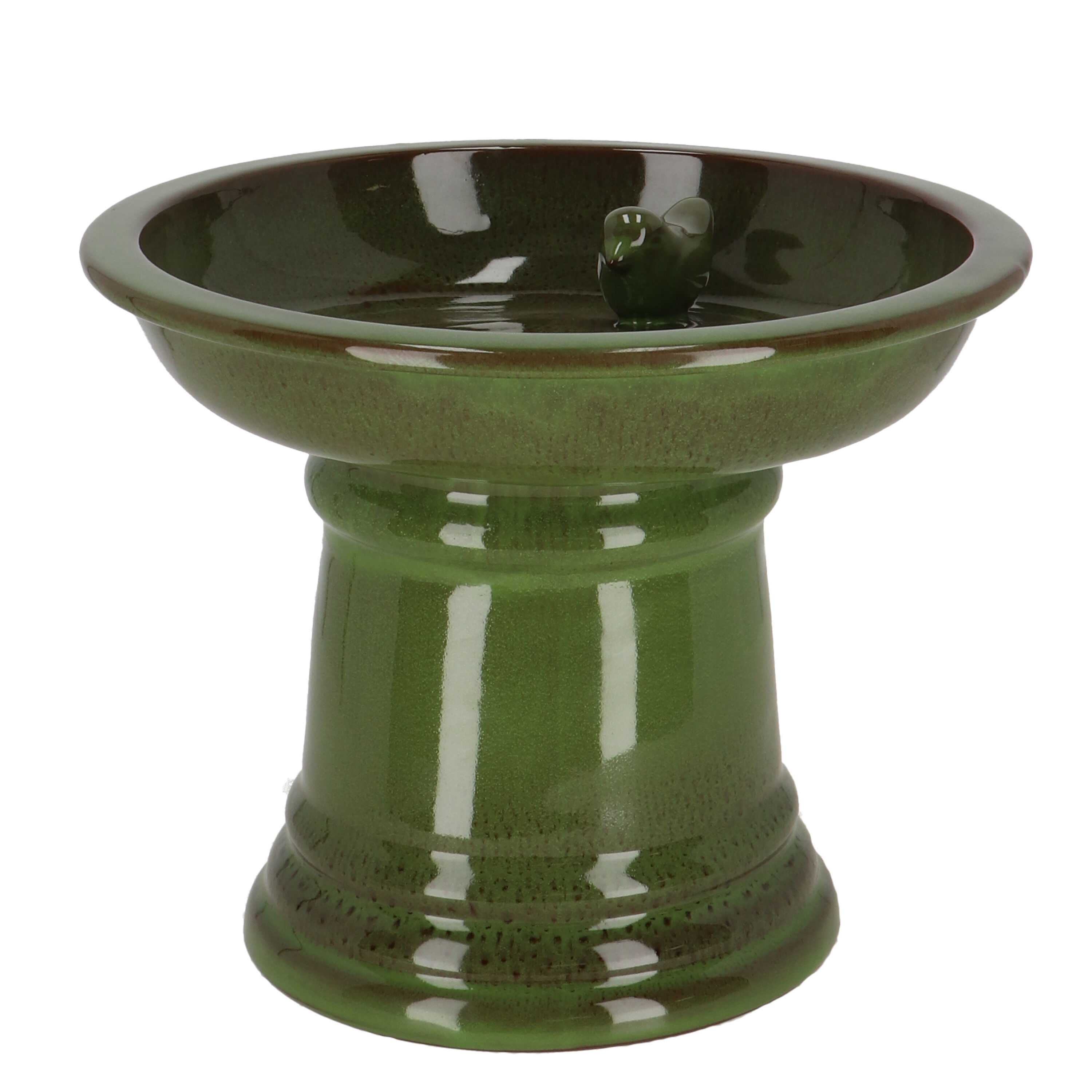 op voet - Waterschaal - Groen - 28,8 cm - Groen - 22.3x28.5x28.5 cm - 28.8 cm