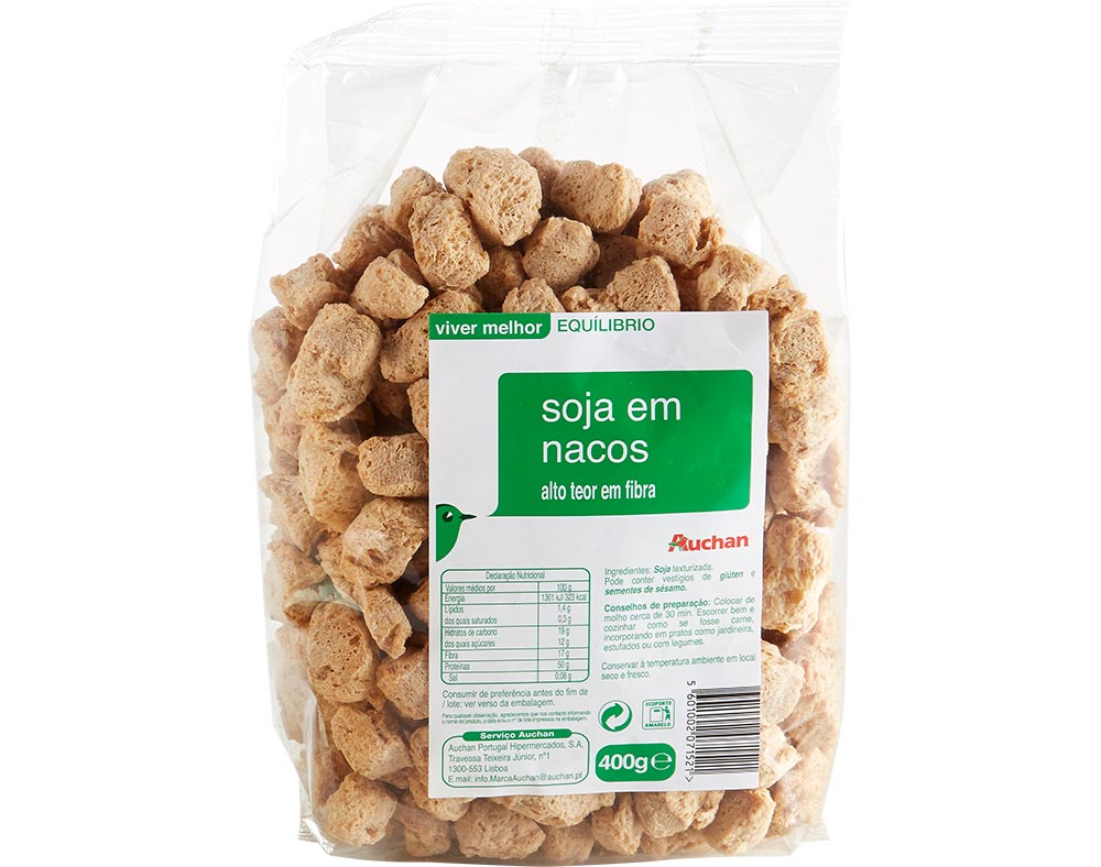 SOJA AUCHAN AUCHAN EQUILÍBRIO EM NACOS 400G