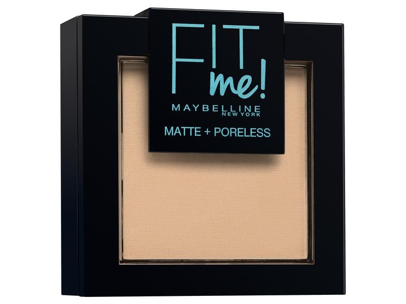 Maybelline Puder Fit Me Matte und Poreless 105 Natural Mattierender Kompaktpuder mit 16 Stunden halt