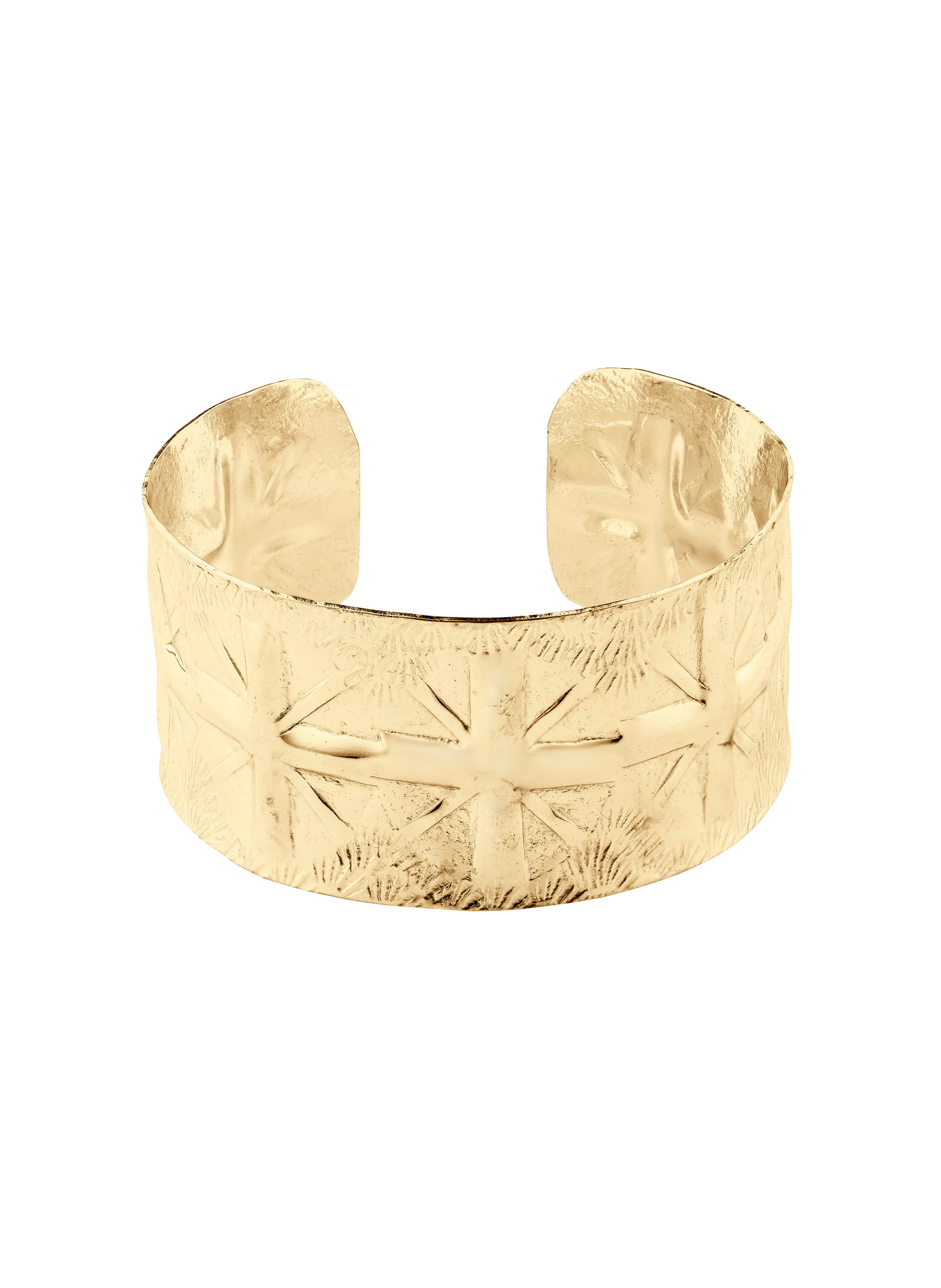 ADSILA - Bracelet jonc ajustable en laiton | Doré