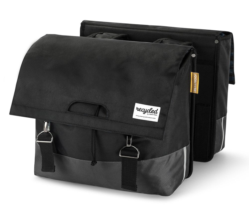 Urban Proof Cykeltaske Dobbelt 40 Liter Sort/Grå