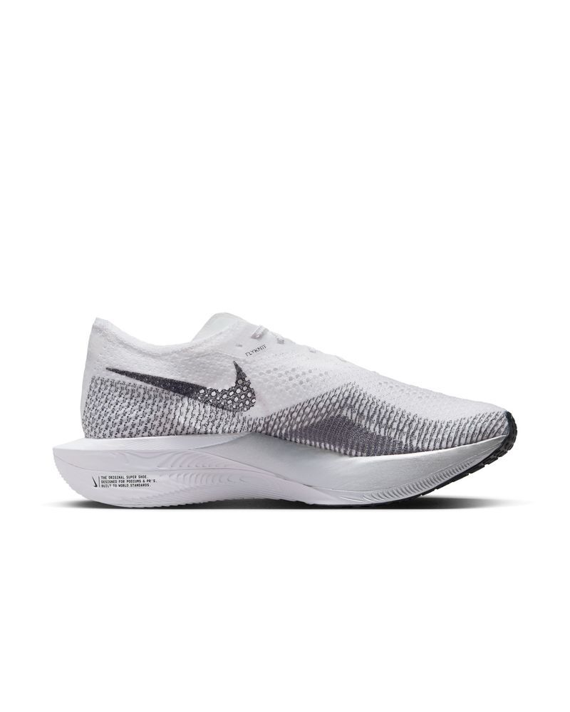 Chaussures de running Nike ZoomX Vaporfly Next% 3 Blanc & Gris pour homme
