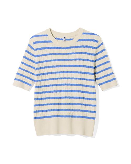 pull maillé Fally pour femmes blanc cassé