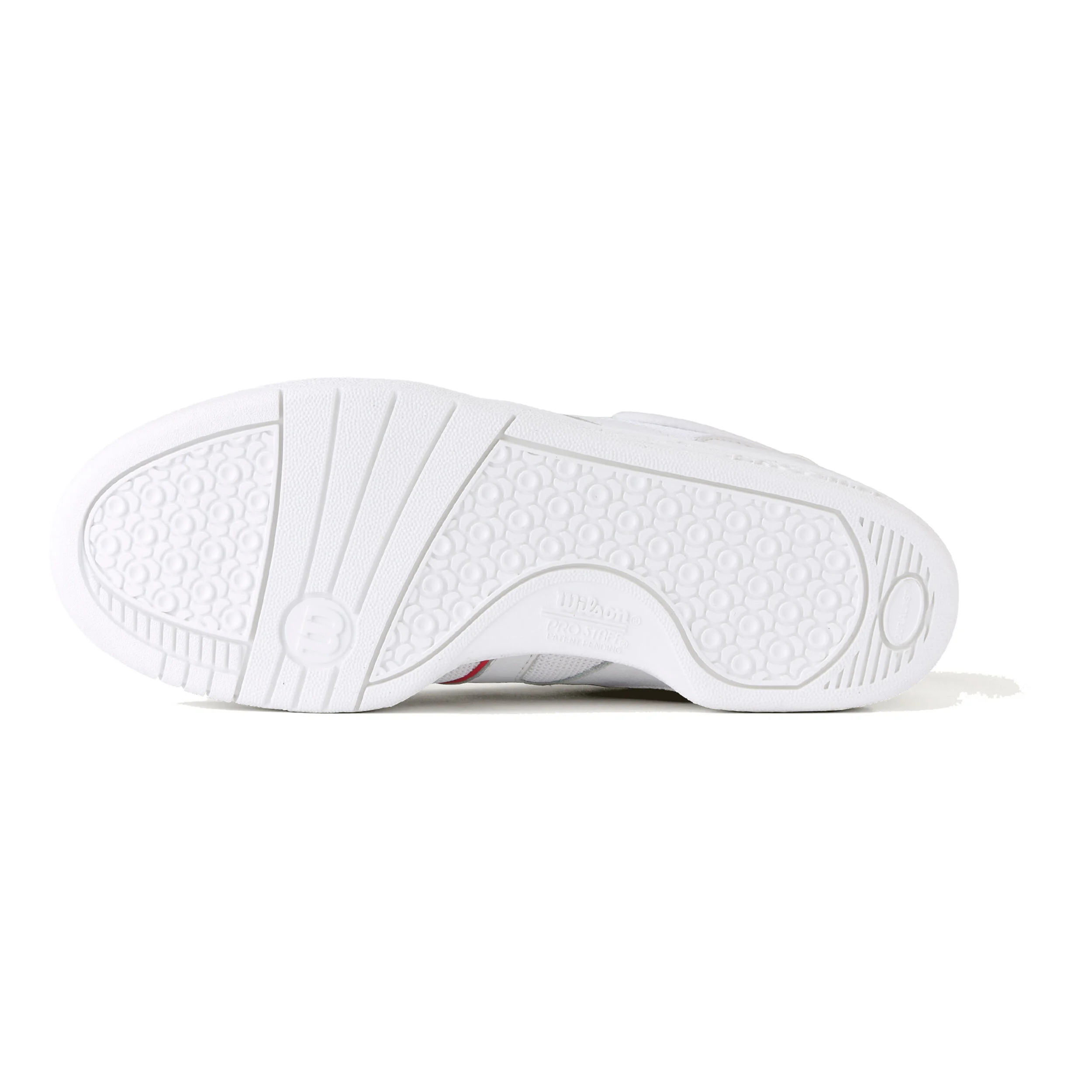 Wilson Pro Staff 87 Baskets Hommes - Blanc , Rouge