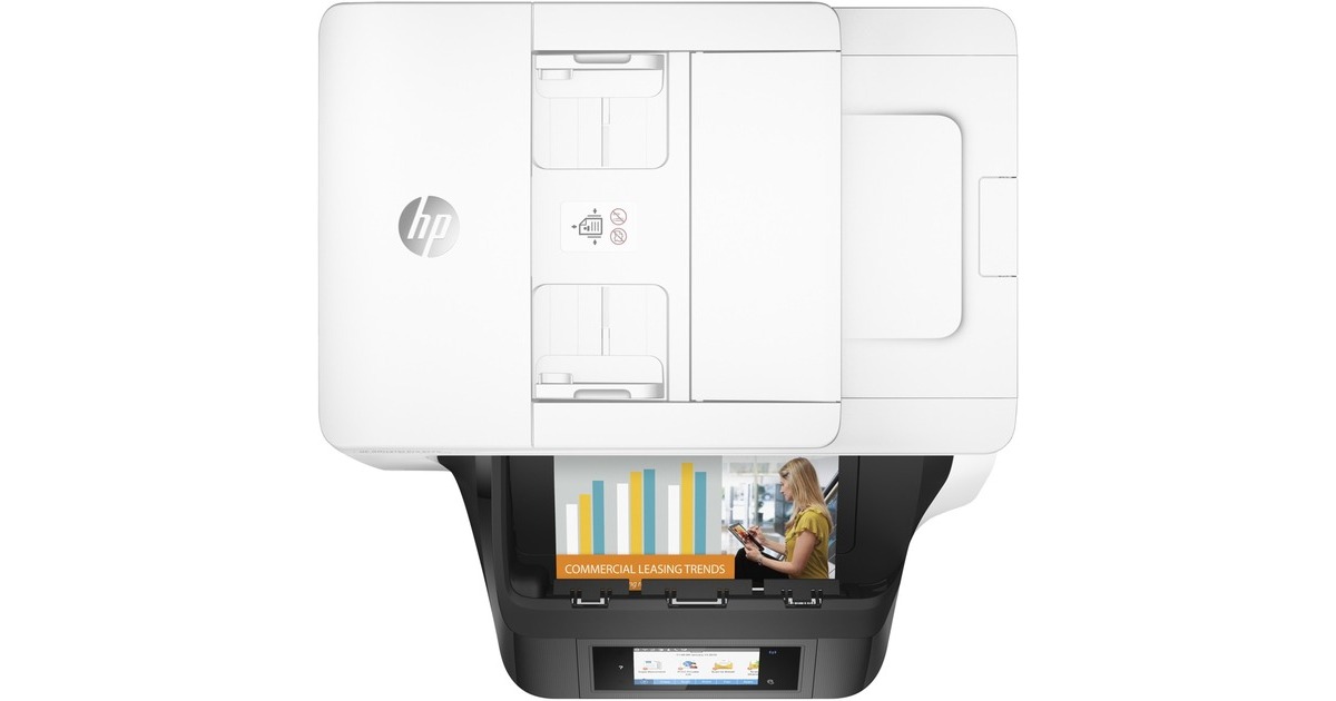 HPOfficeJet Pro 8730 All-in-One printer (D9L20A)  (Wit, Scannen, Kopiëren, Faxen, LAN, Wi-Fi)
