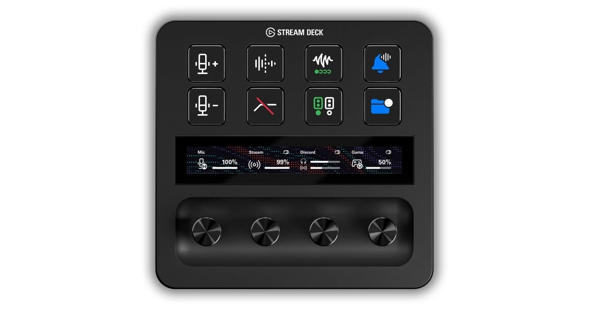 ElgatoStream Deck + keypad  (Zwart)