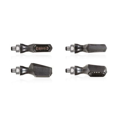 Clignotant Chaft POKER LED (La paire) Universel - Noir