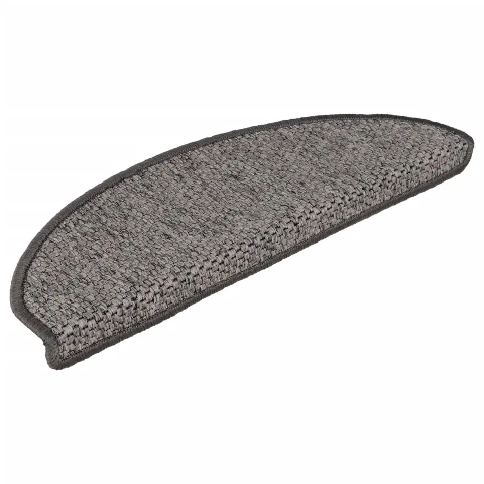 vidaXL - Trapmat - Antraciet - Stof - 65 x 21 x 4 cm - 15 stuks