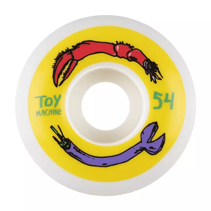 Roues skate TOY MACHINE (x4) Fos Arms Blanc 100A 54mm