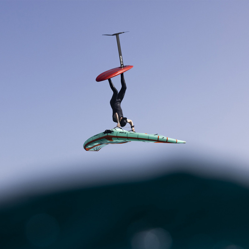 AILE DE WINGSURF F-ONE STRIKE V3 MINT/FLAME