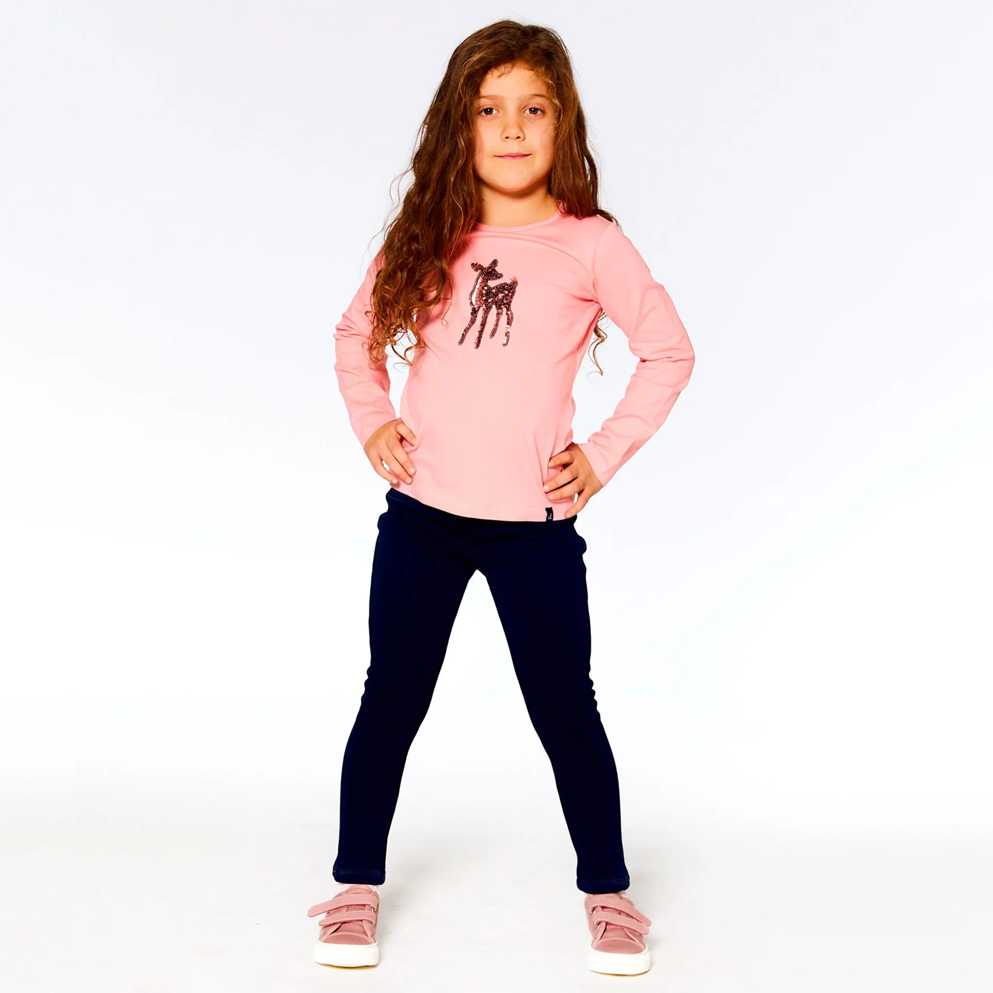 Deux par Deux T-Shirt Manches Longues Faon 7-10ans