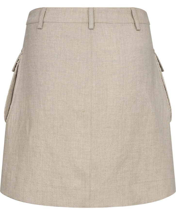 Holzweiler Gorti Linen Skirt Sand
