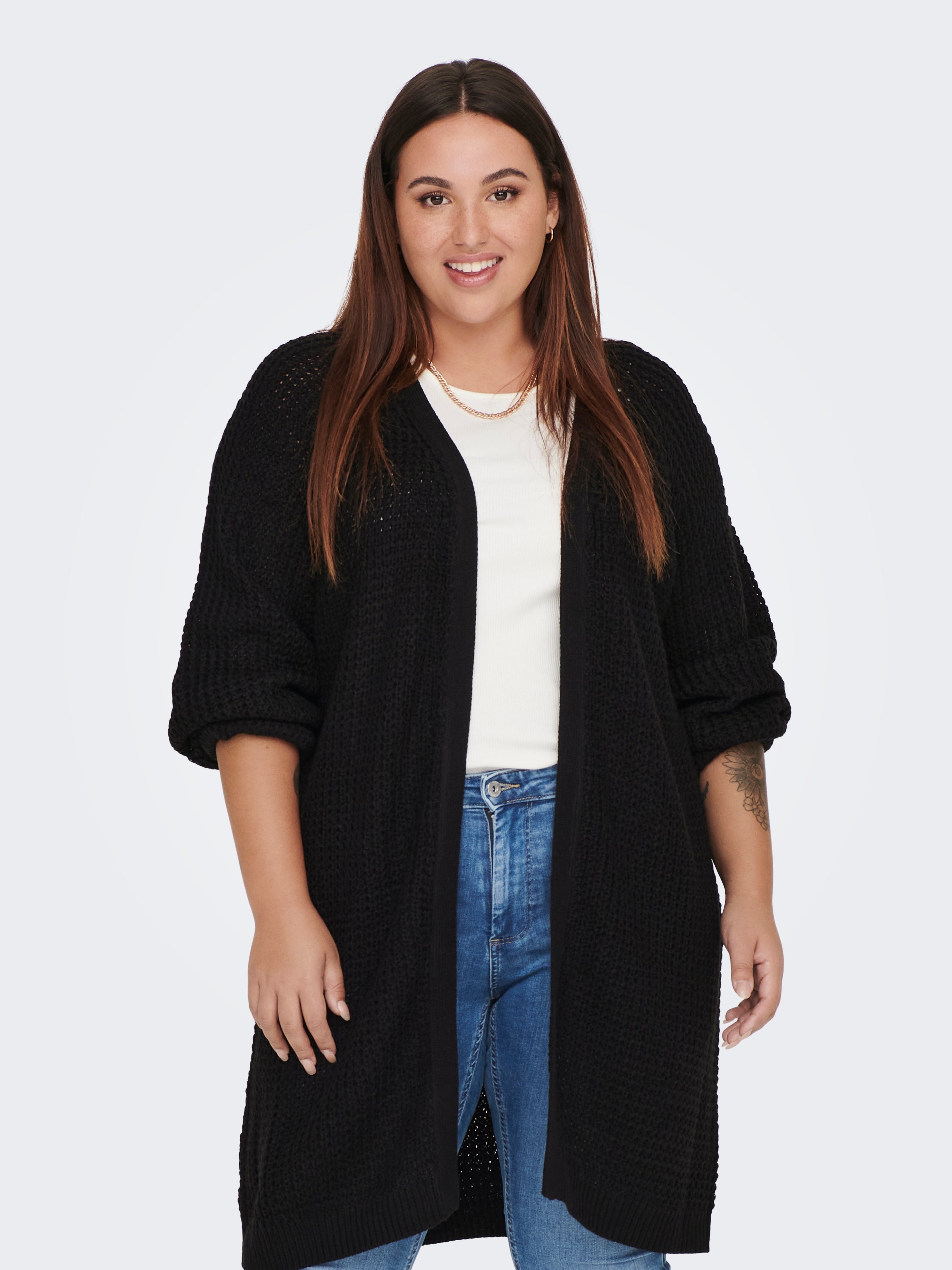 CARMIRLA Strickjacke Black