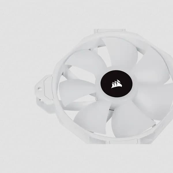 Corsair SP120 RGB ELITE Computerkabinet Ventilator 12 cm Hvid 3 stk