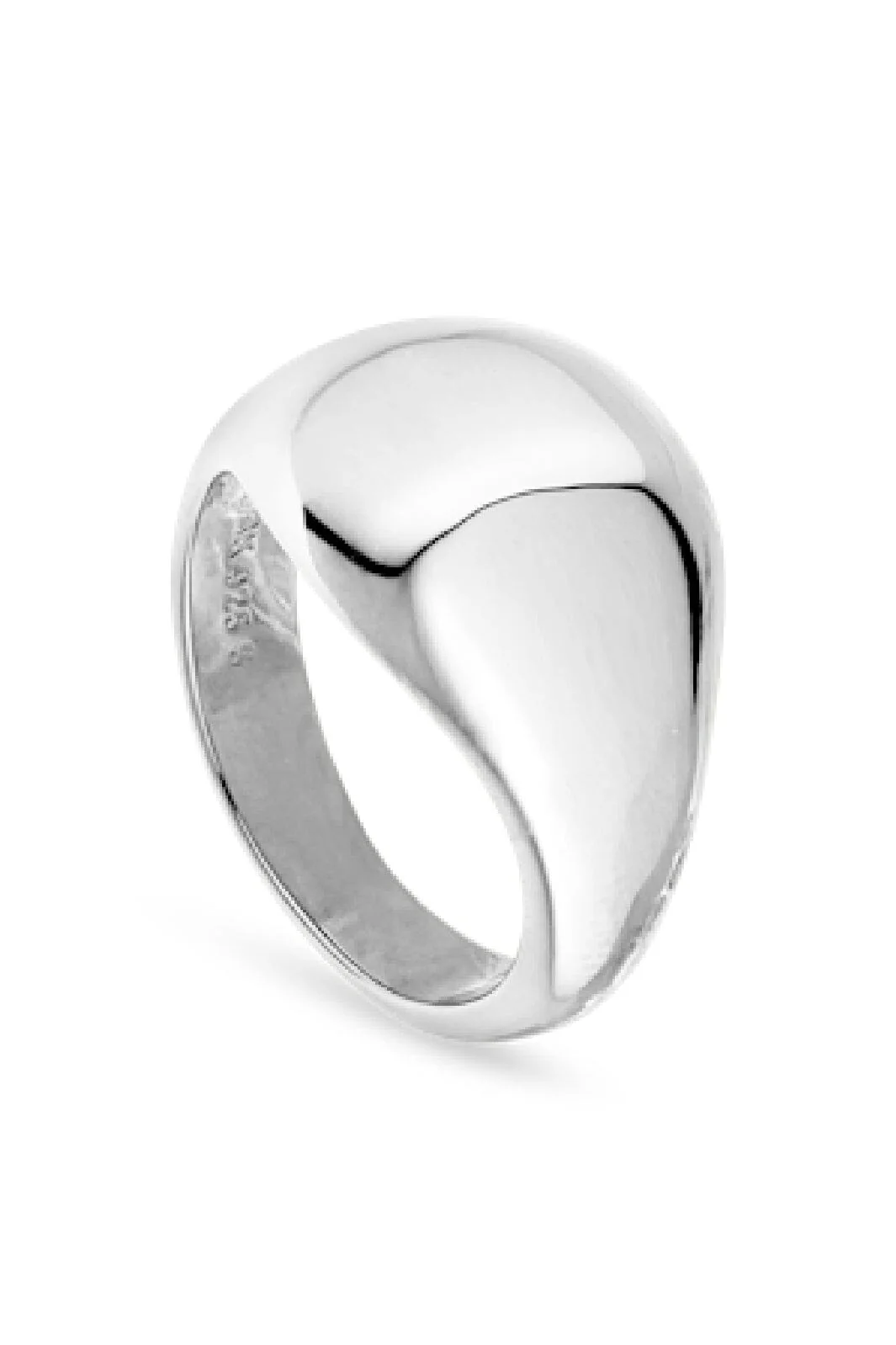 Jane Kønig Atomic Dome Signet Ring solv