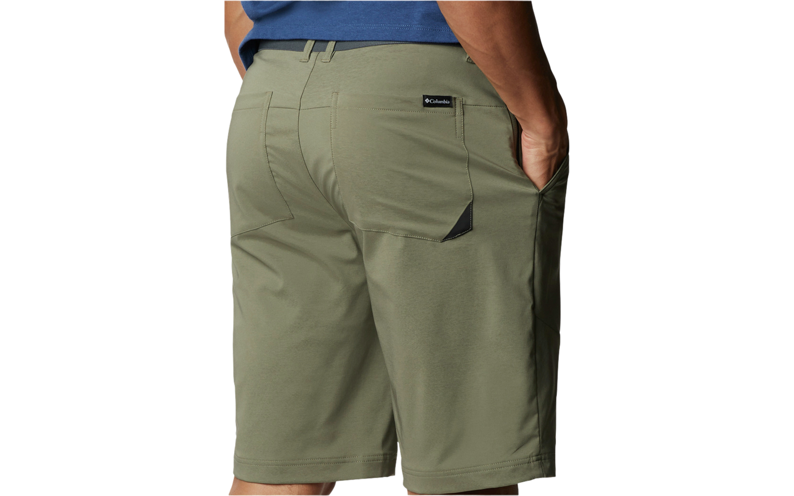 Columbia Tech Trail Herren Wandershorts stone green