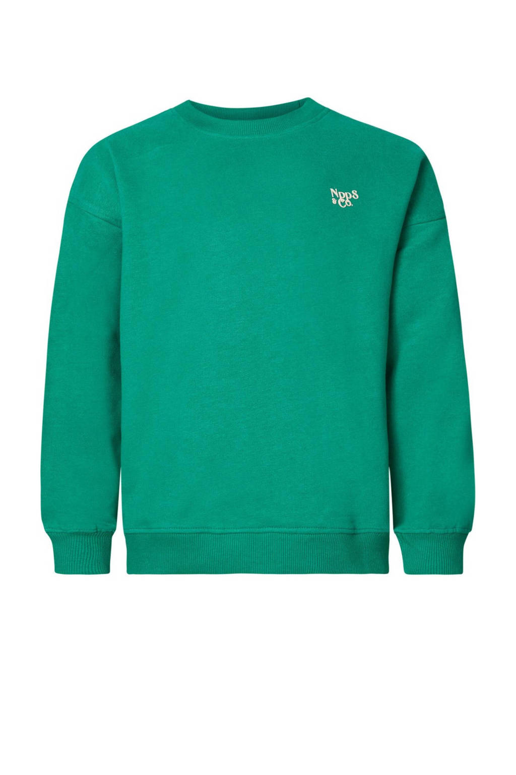 Noppies sweater Nancun van katoen felgroen