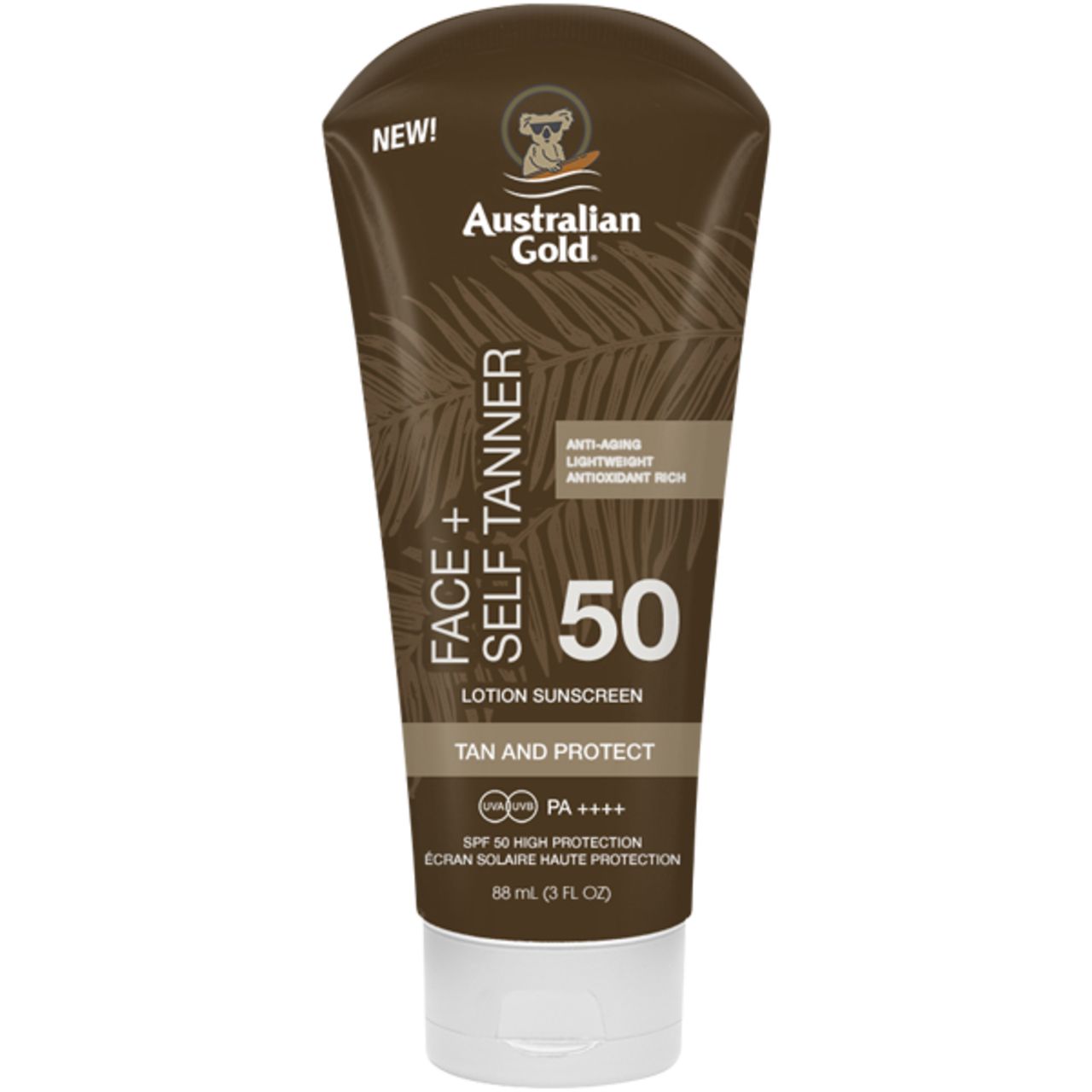Australian Gold Sonnenschutz Face with Self Tanner