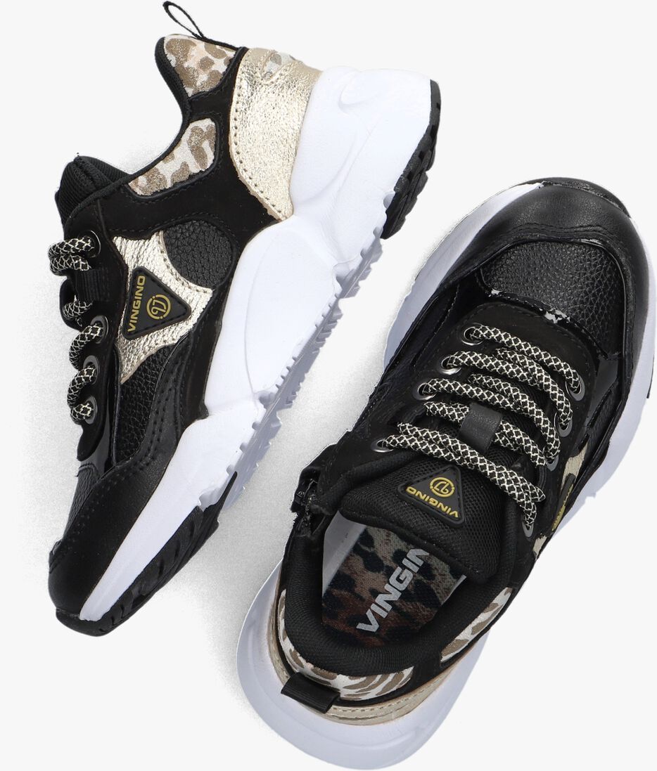 VINGINO zwarte vingino lage sneakers beau