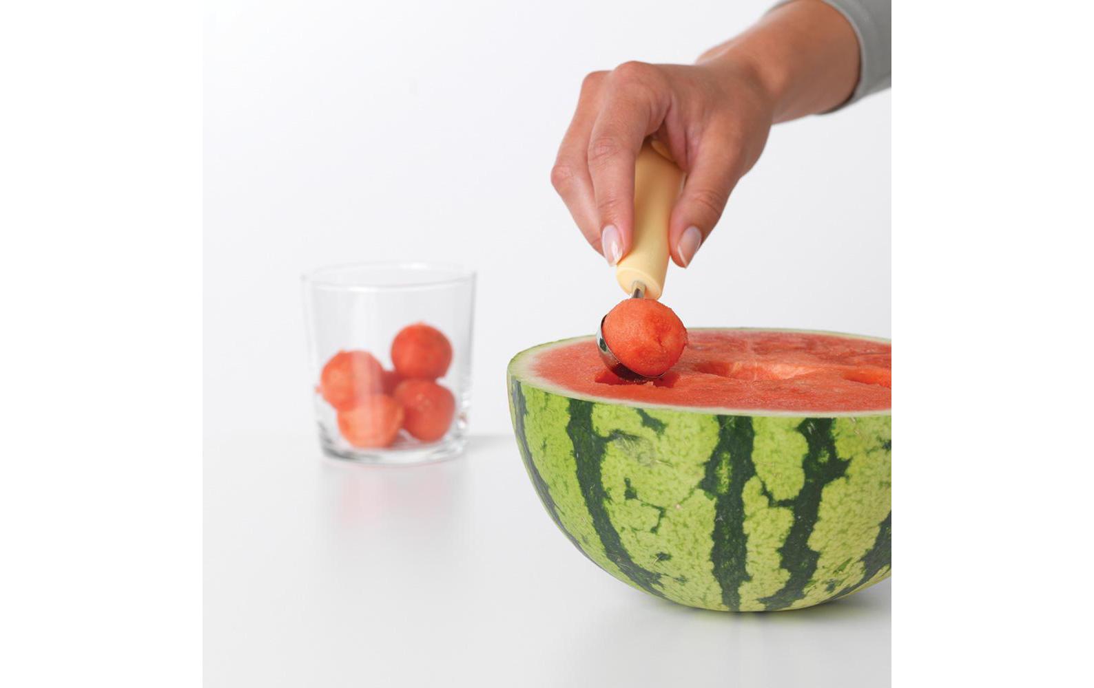 Melonenentkerner Tasty+ GelbSparen Sie Kraft und Zeit mit dem Obst-Ausstecher